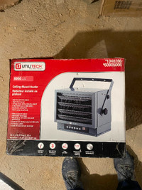 Garage or workshop heater 6000 watts - brand new