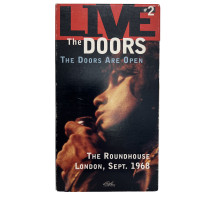 THE DOORS LIVE VHS,GOOD SHAPE,ROCK & ROLL..