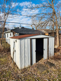 10x8 galvanized metal / steel shed