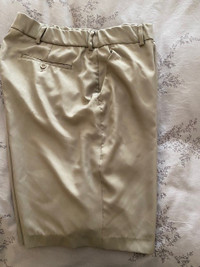 Golf shorts khaki colour size 40 for men