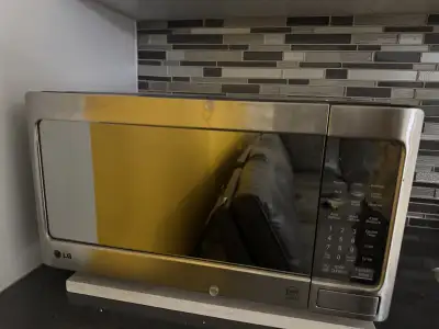 LG Stainless Steel Microwave – Almost New / Hardly Used, View more