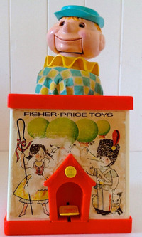 Vintage 1970. Collection. Jeu FISHER PRICE "Jack in the box"