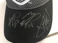 TFC Autographed Cap  Delgado,  Hamilton,  and Hernandez