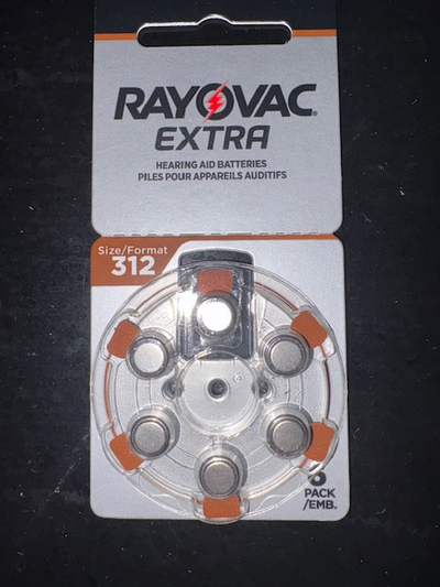 Batterie Rayovac neuf numéro 312 en paquets de 6  (voir détails), View more