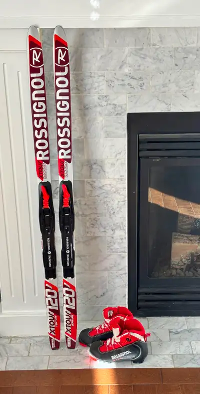 Kids Rossignol Cross Country Skis and Boots, View more