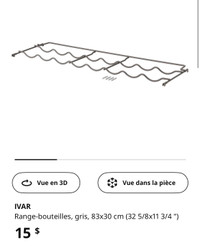 IKEA Range-bouteille Ivar 