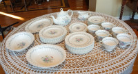 43 Piece "The Chelsea Rose" Royal Doulton China Dinner Set