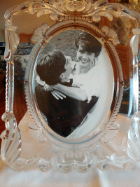 Crystal picture frame