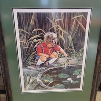 PRINT SIGNED - FROG POND - by - Tammy Laye -