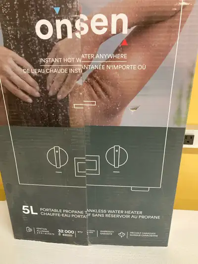 5L Portable propane tankless water heater , View more