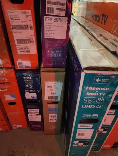 40" TCL, SAMSUNG, ONN 4K Roku Smart tv's on SALE, View more