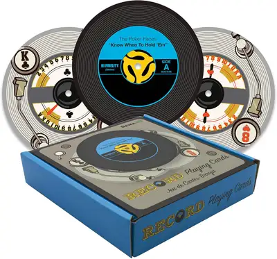 GAMAGO - Vinyl Record Playing Cards - New, View more