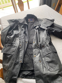 Raw hide riding jackets