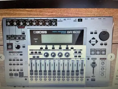 BOSS BR-1600 Digital Recording Studio fully functional, View more
