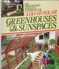 GREENHOUSES & SUNSPACES: Planning Design & Construction 1985 Hcv