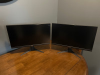 2 Acer 21” monitors 1ms 75hz