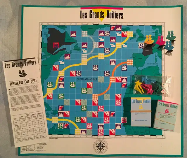 LES GRANDS VOILIERS 1534-1984 (jeu pour 10 ans et plus) in Toys & Games in Trois-Rivières - Image 3