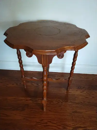 Vintage Wood Occasional Table, View more