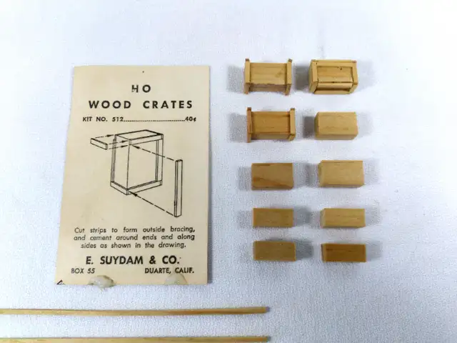 HO Wood Crates Kit No 512 in Hobbies & Crafts in Moncton - Image 3