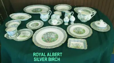 ROYAL ALBERT CHINA - SILVER BIRCH, View more