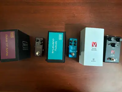 Getting rid of a few pedals from the collection: -MXR Timmy Pedal - $150 obo Faithful recreation of...