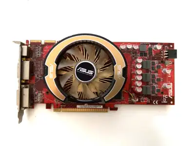 ASUS Radeon HD 4850 1GB DDR3 PCI Express Video Card, EAH4850/HTD, View more
