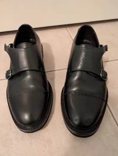 Suitsupply Italian leather monkstraps, View more