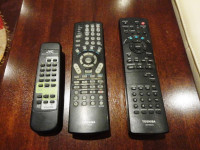 Remote Controls Toshiba CT-90047, JVC RM-RXQN3, Toshiba SE-T0073