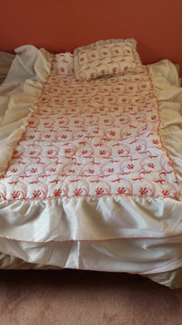 BABY CRIB COVER (ITALIAN) WITH MATCHING PILLOW