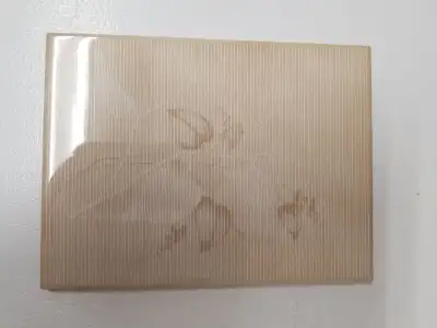 $1/tile • 4 beige flower/white pinstripe 6 in W x 8 in H • 9 beige pinstripe 6 in W x 8 in H • 11 +...