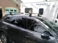 2018 Mazda CX9 Jet Wing Fixed Mounting Point Roof Rack