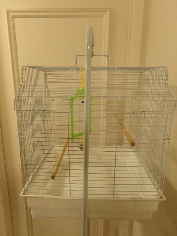 ALL WHITE THOROUGHLY CLEANED AND SANITIZED BUGIE CAGE AND STAND in Accessories in Kingston - Image 4