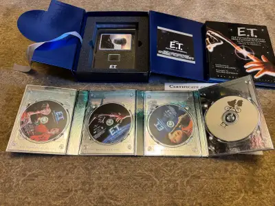 E.T. The Extra Terrestrial Ultimate DVD Gift Set CD Book 4 Disc, View more