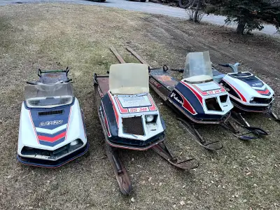 Barn find. Clean up. There are Four Polaris Colts. One 76. 250. One 76 .340 and two 78’s. Plus boxes...