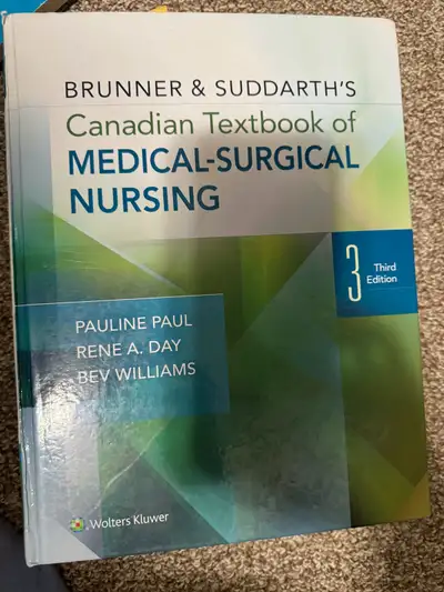brunner & suddarth Canadian textbookof medical surgical nursing, View more