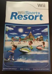 Manual Only - Wii Sports Resort