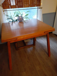 Table and Corner Cabinet, set, American Cherry