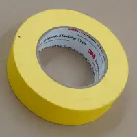 3M Automotive Refinish Masking Tape 36mm x 55m Yellow Crepe