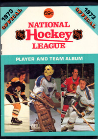 1973 Bobby Orr, Lafleur,Dryden+++ album officiel 1973 nhl hockey