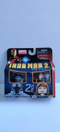 Marvel iron man 2 Minimates Hammer Drone Pepper Potts two pack