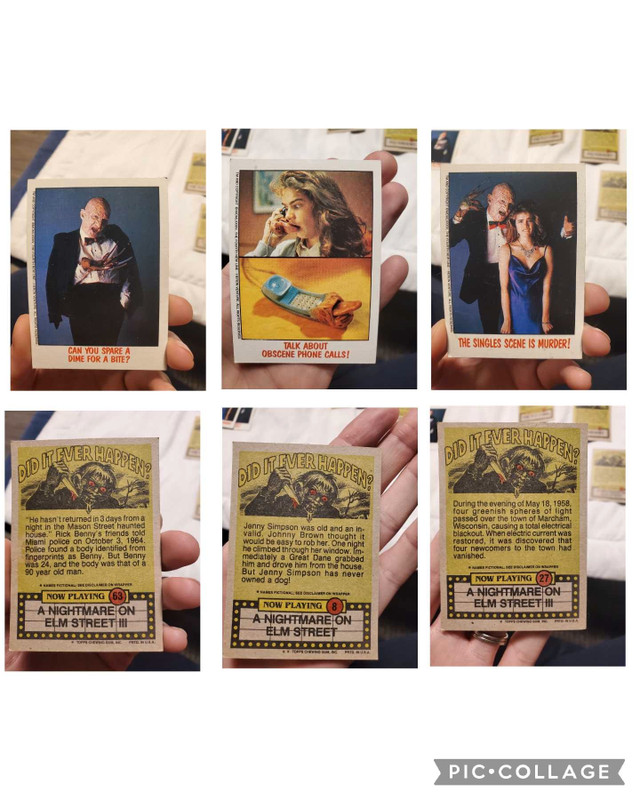 Fright Flick Trading Cards in Arts & Collectibles in Stratford - Image 3