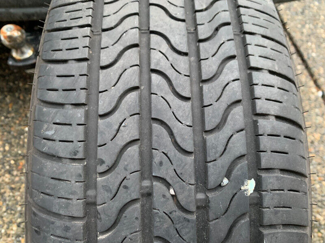 1 X single 225/60/18 M+S Firestone All Season with 65% tread in Tires & Rims in Delta/Surrey/Langley - Image 2