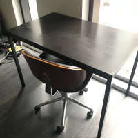 IKEA desk and swivel chair