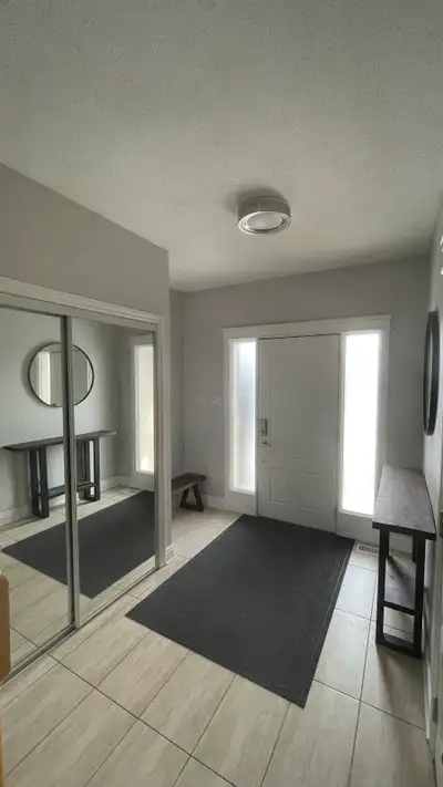Renting basement room with living room and private bathroom. Street parking available. **May 1st mov...