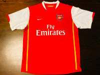 2006-2008 - Vintage Arsenal FC Home Soccer Jersey - Large