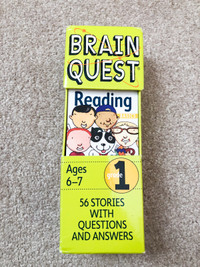 Brain Quest Grade 1 reading cards