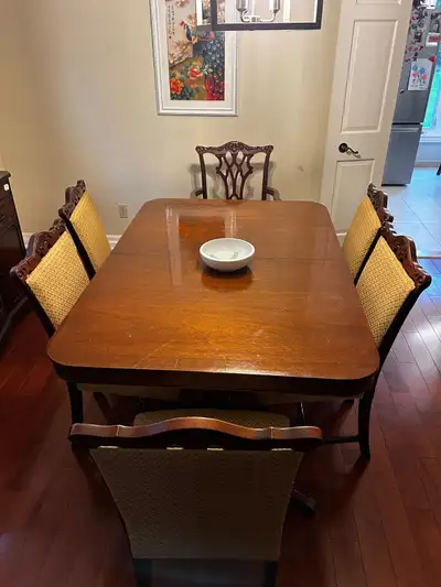 Solid Wood Dining Table Set – Table + 6 Chairs, View more
