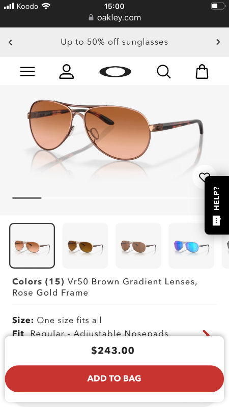 Brand new sunglasses W by OAKLEY original only 160