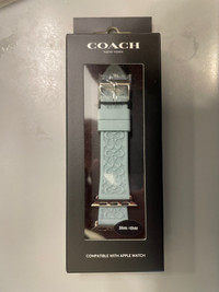 Coach iwatch band 38/40mm. Blue
