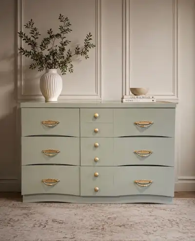 Refinished Vintage Dresser, View more